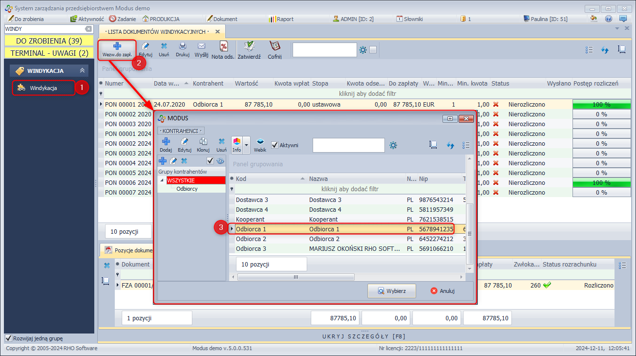 Tworzenie dokumentu wezwanie do zapłaty