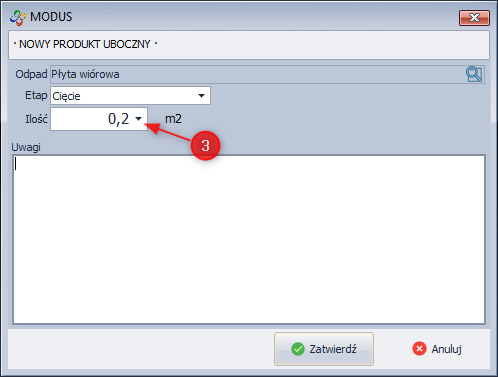 Określenie ilości powstającego odpadu