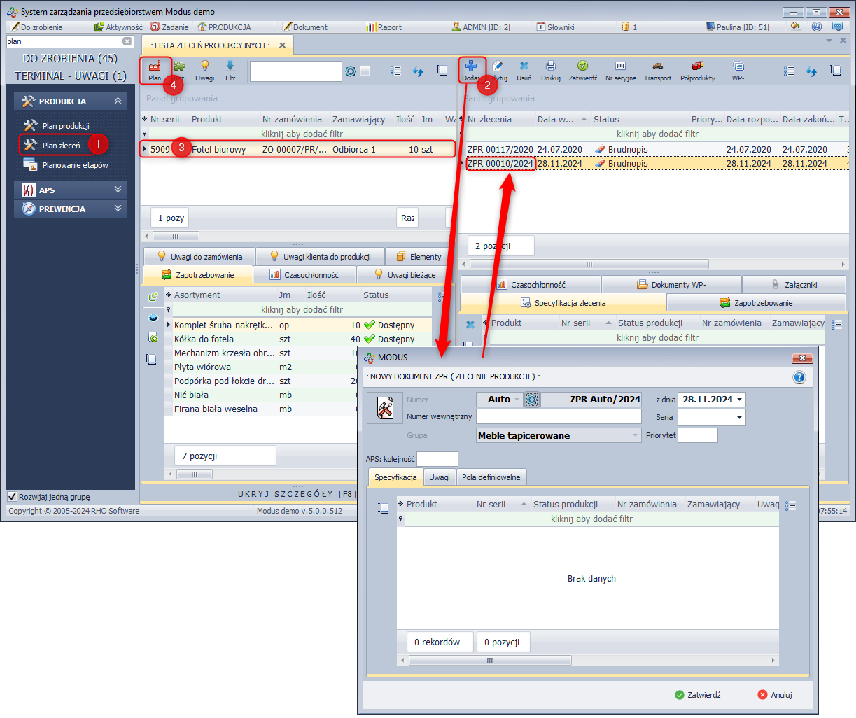 Planowanie produkcji