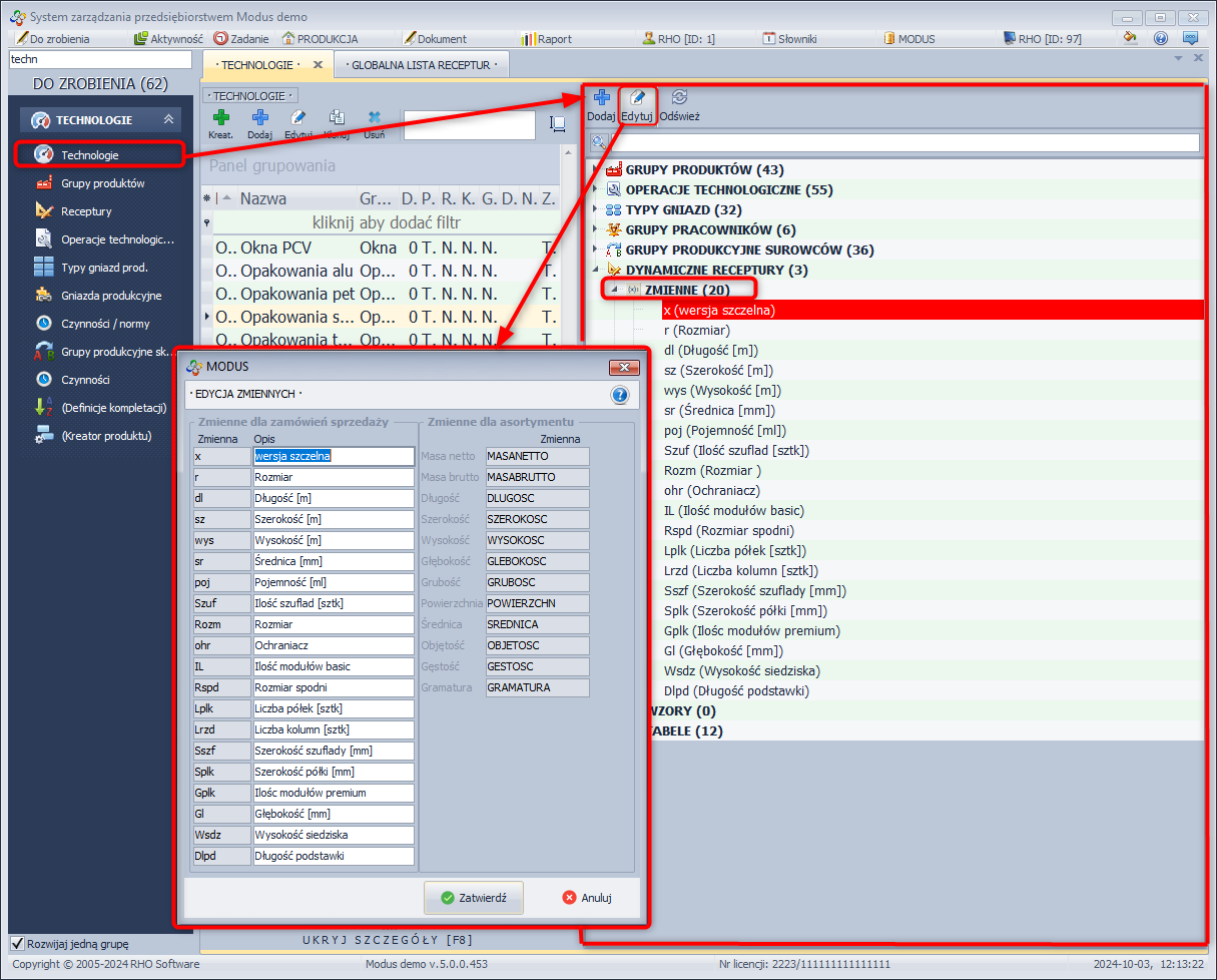 Drzewo elementów technologii