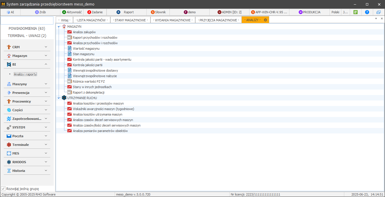 BI / Anlizy i Raporty