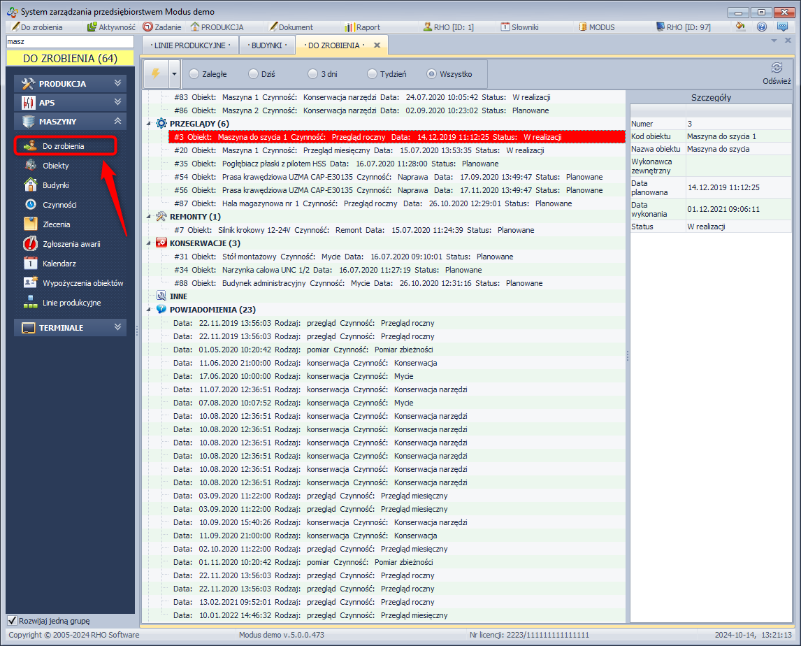 Podmoduł "Do zrobienia"