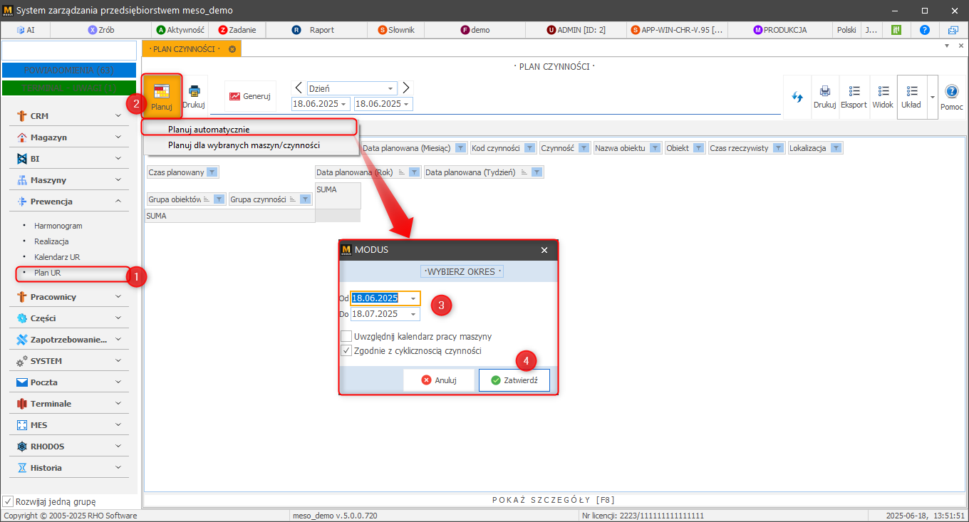Planowanie przeglądów