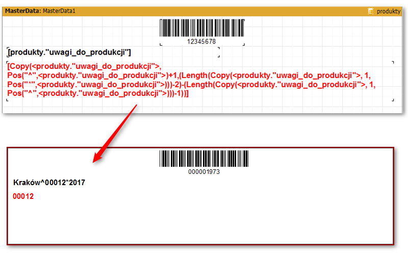 Łączenie funkcji (przykład) Łączenie funkcji (przykład)