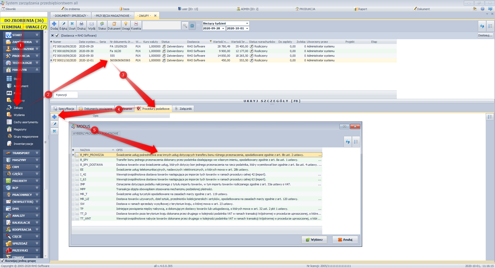 Ekran: Oznaczenie transakcji Ekran: Oznaczenie transakcji