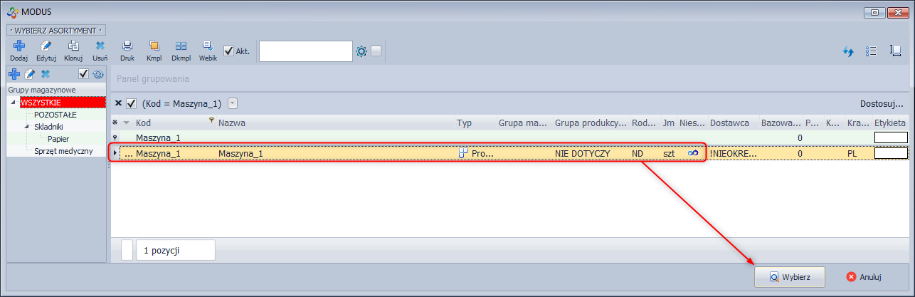 Lista Projektów Lista Projektów