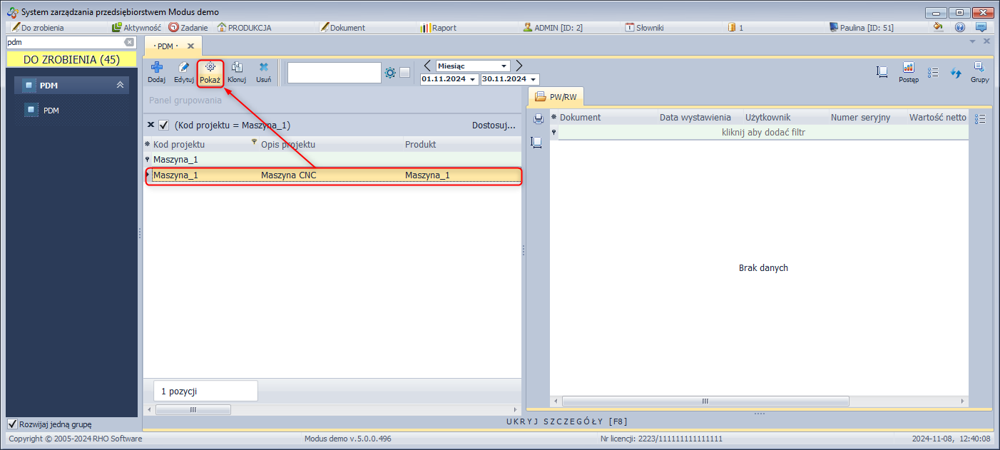 Budowa projektu Budowa projektu