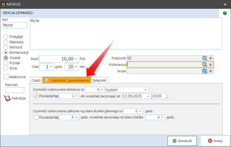 Konfiguracja powiadomień Konfiguracja powiadomień