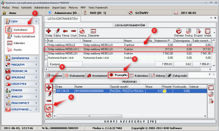 Generowanie etykiet paczek pocztowych i przesyłek pobraniowych 