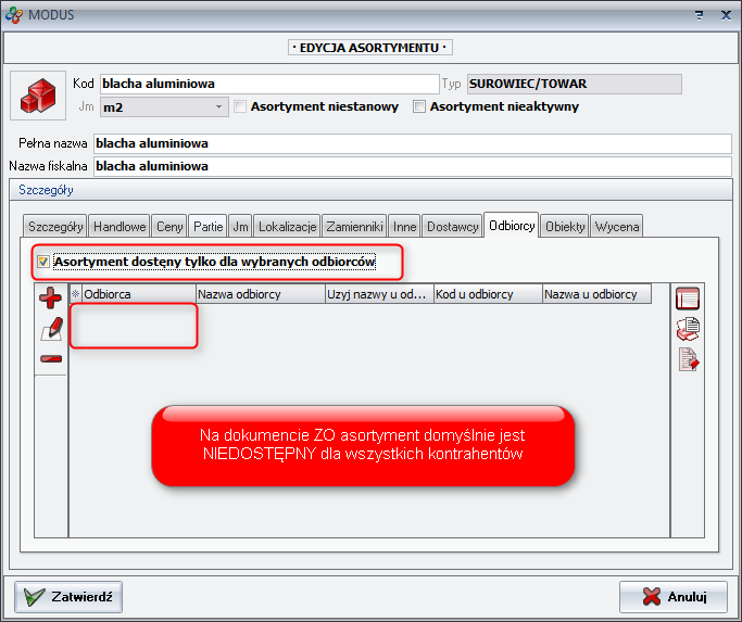 Ekran: Asortyment niedostępny dla wszystkich 