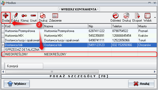 Screen: Contractor choice