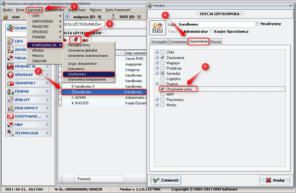 Ekran: Definiowanie nowego materiału eksploatacyjnego